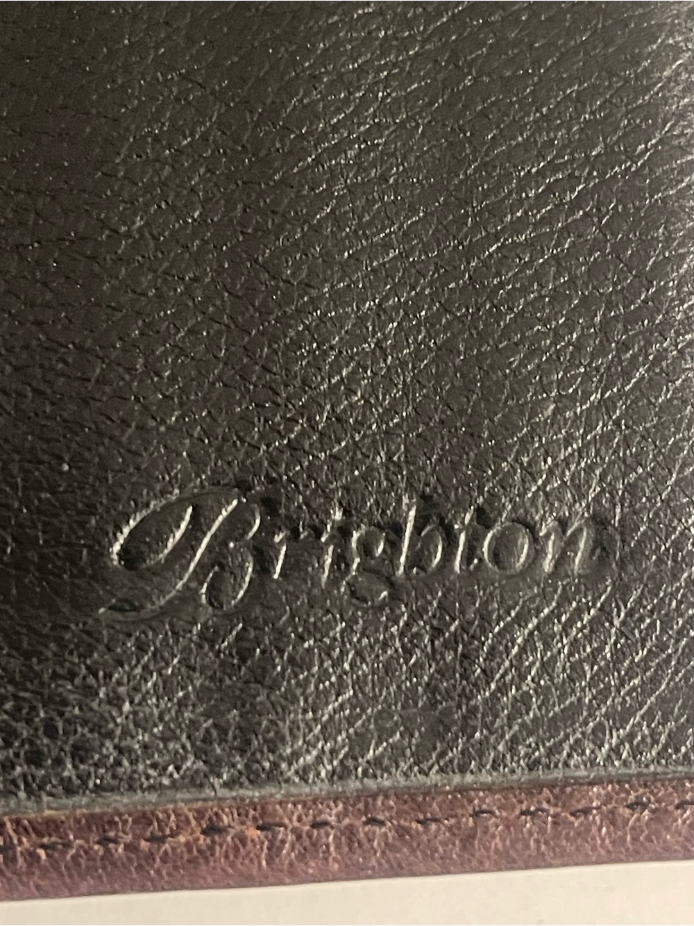 Brighton Brown Embossed Leather Wallet - Picture 4 of 8